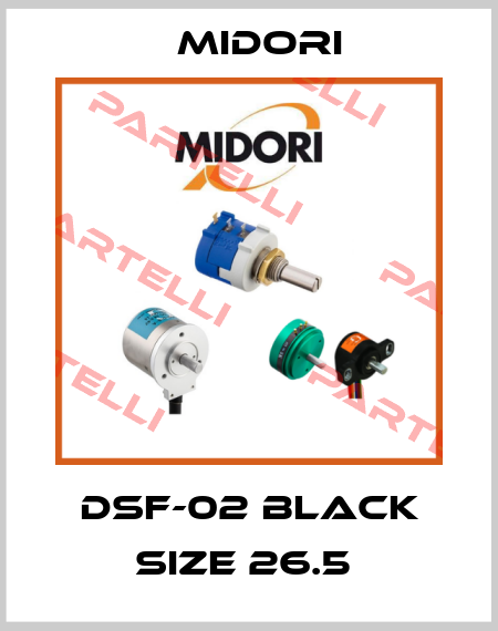 DSF-02 BLACK SIZE 26.5  Midori