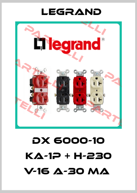 DX 6000-10 kA-1P + H-230 V-16 A-30 mA  Legrand