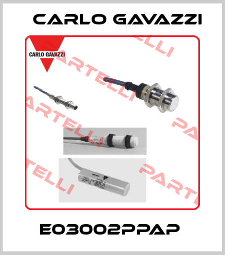 E03002PPAP  Carlo Gavazzi