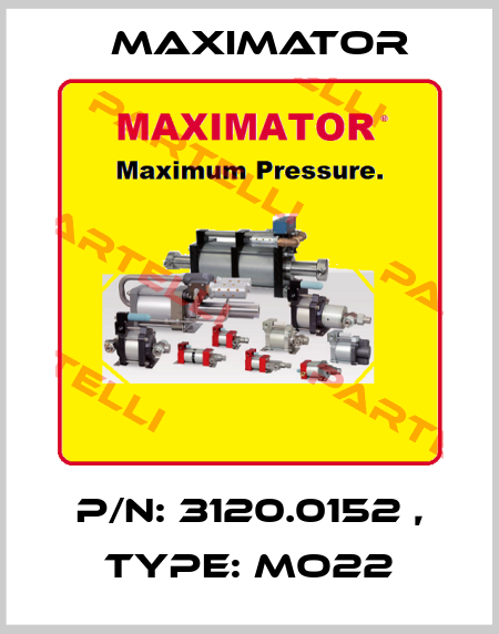 P/N: 3120.0152 , Type: MO22 Maximator
