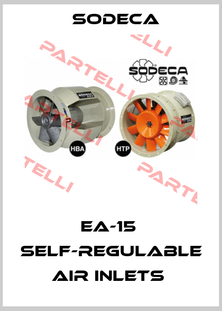 EA-15  SELF-REGULABLE AIR INLETS  Sodeca