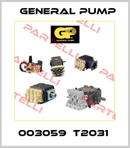 003059  T2031  General Pump