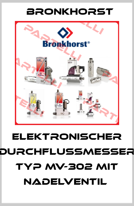 Elektronischer Durchflussmesser Typ MV-302 mit Nadelventil  Bronkhorst