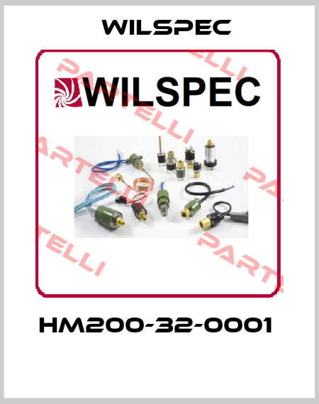 HM200-32-0001   Wilspec