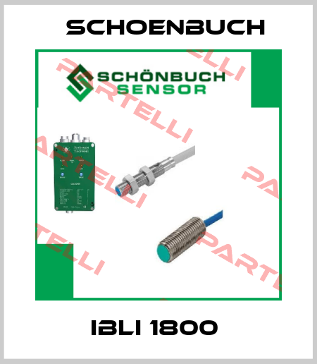 IBLI 1800  Schoenbuch