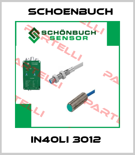IN40LI 3012  Schoenbuch