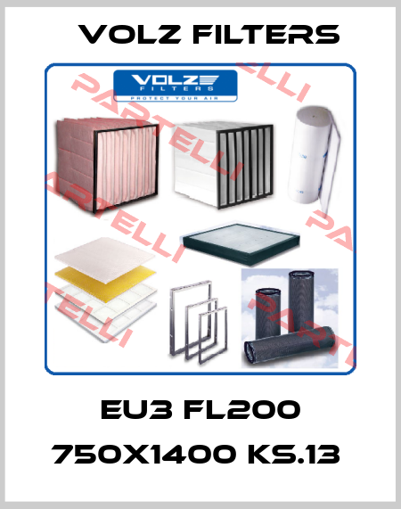 EU3 FL200 750X1400 KS.13  Volz Filters