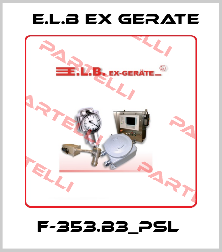 F-353.B3_PSL  E.L.B Ex Gerate