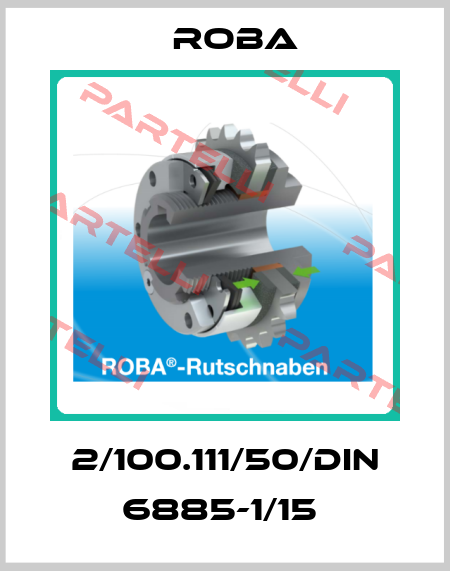 2/100.111/50/DIN 6885-1/15  Roba