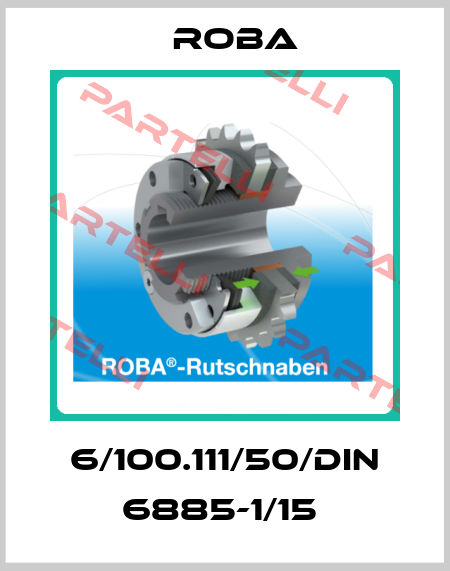 6/100.111/50/DIN 6885-1/15  Roba
