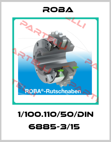 1/100.110/50/DIN 6885-3/15  Roba