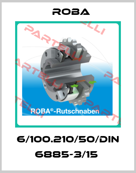 6/100.210/50/DIN 6885-3/15  Roba