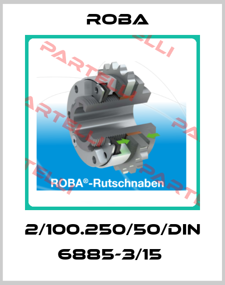 2/100.250/50/DIN 6885-3/15  Roba