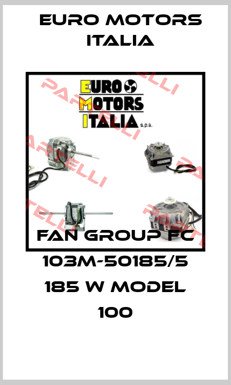 FAN GROUP FC 103M-50185/5 185 W MODEL 100 Euro Motors Italia
