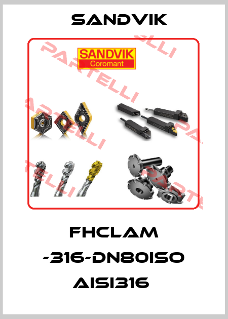 FHCLAM -316-DN80ISO AISI316  Sandvik