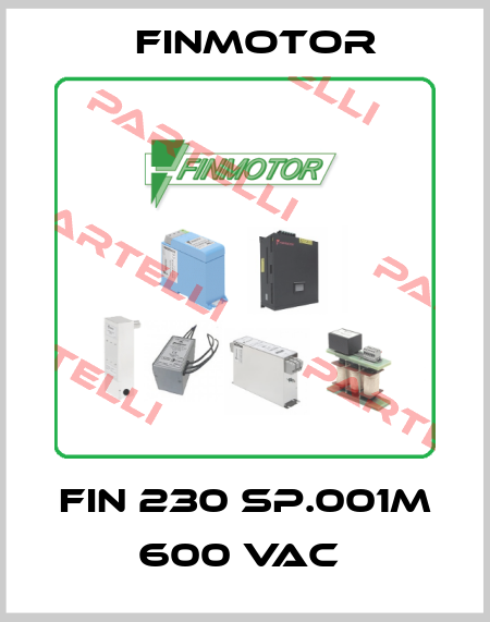 FIN 230 SP.001M  600 VAC  Finmotor