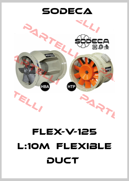 FLEX-V-125 L:10M  FLEXIBLE DUCT  Sodeca