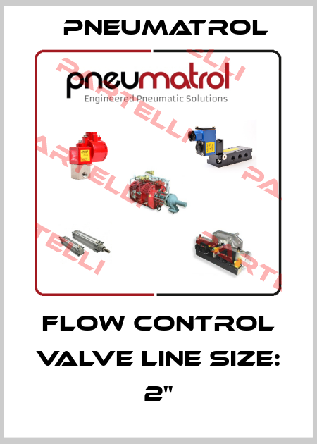 FLOW CONTROL VALVE LINE SIZE: 2" Pneumatrol