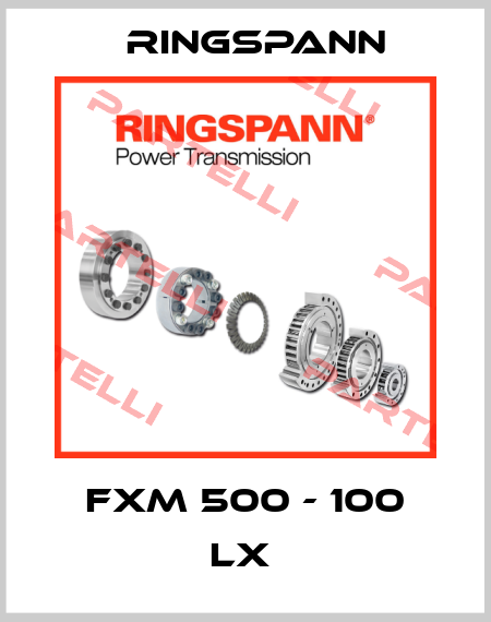 FXM 500 - 100 LX  Ringspann