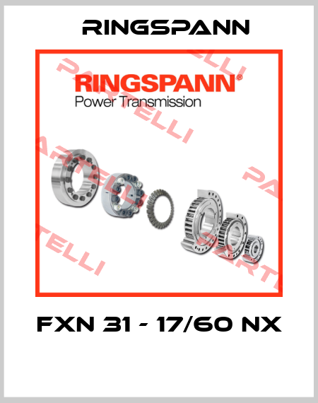 FXN 31 - 17/60 NX  Ringspann