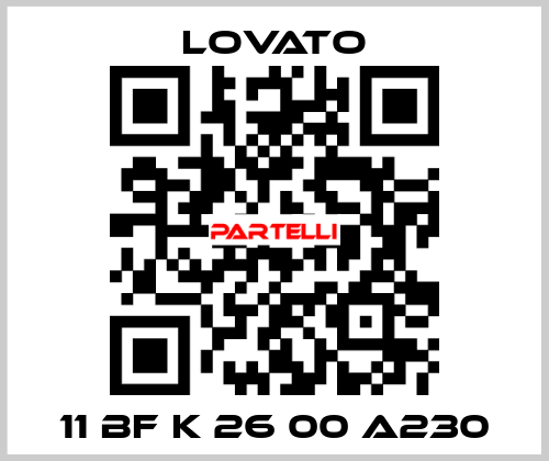 11 BF К 26 00 A230  Lovato