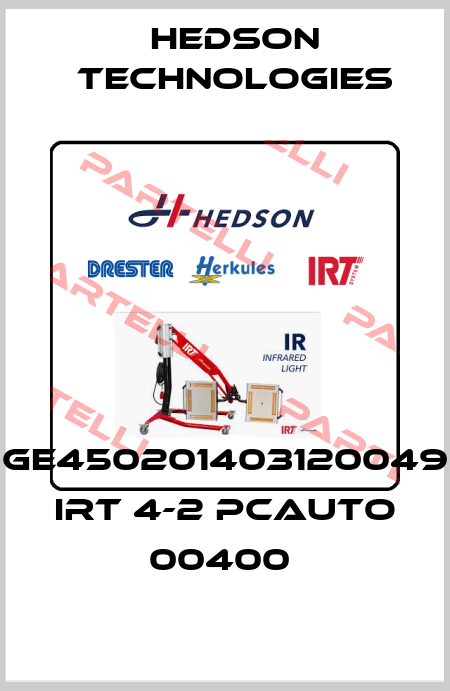 GE450201403120049 IRT 4-2 PCAUTO  00400  Hedson Technologies