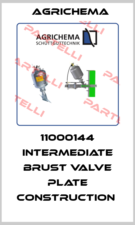 11000144 INTERMEDIATE BRUST VALVE PLATE CONSTRUCTION  Agrichema