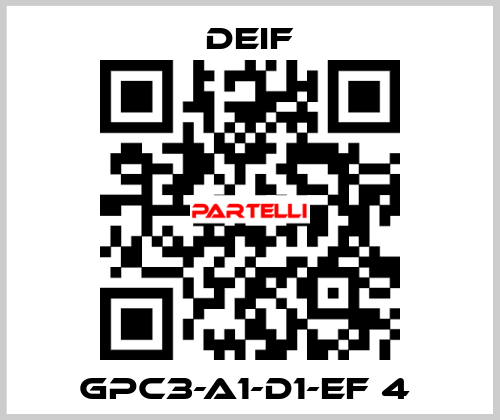 GPC3-A1-D1-EF 4  Deif