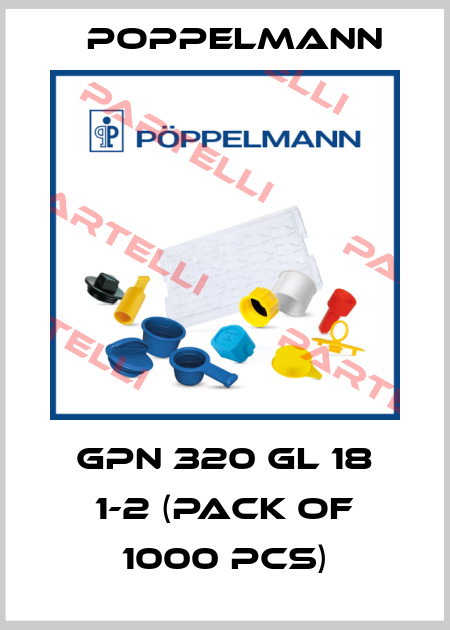 GPN 320 GL 18 1-2 (pack of 1000 pcs) Kapsto