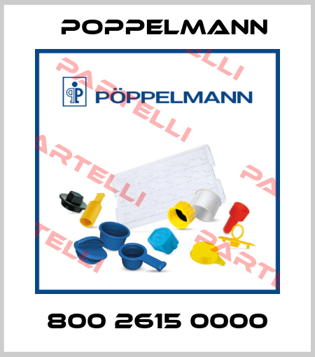 800 2615 0000 Poppelmann