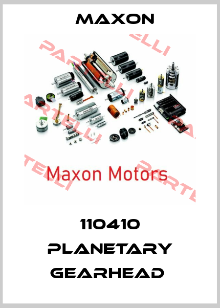 110410 PLANETARY GEARHEAD  Maxon