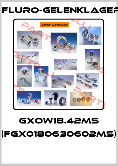 GXOW18.42MS (FGX0180630602MS)  FLURO-Gelenklager