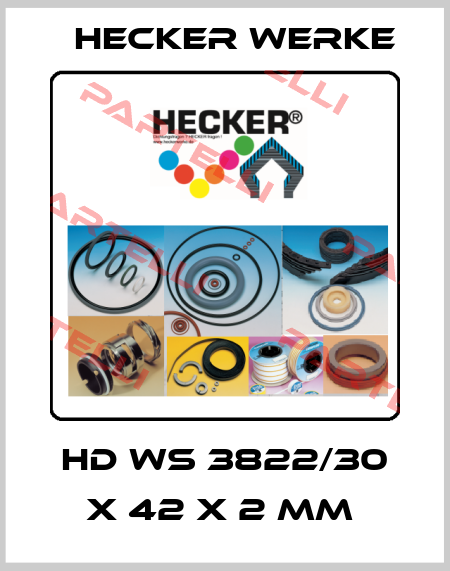 HD WS 3822/30 X 42 X 2 MM  Hecker Werke