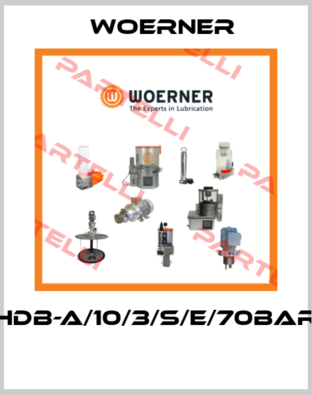 HDB-A/10/3/S/E/70BAR  Woerner