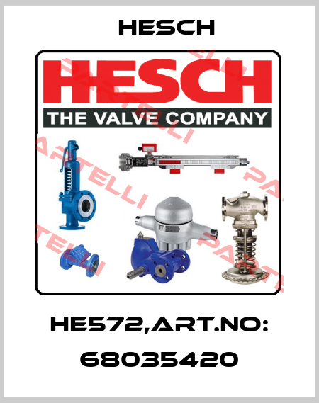 HE572,ART.NO: 68035420 Hesch