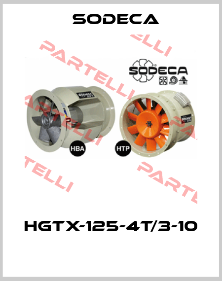 HGTX-125-4T/3-10  Sodeca