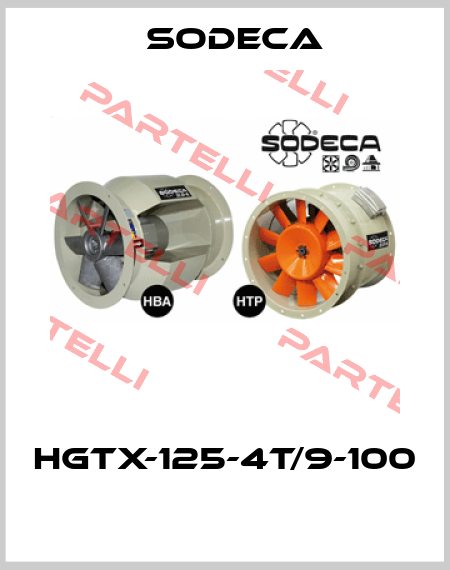 HGTX-125-4T/9-100  Sodeca