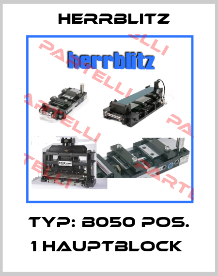 Typ: B050 Pos. 1 Hauptblock  Herrblitz