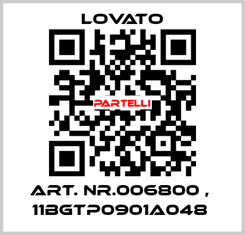 Art. Nr.006800 ,  11BGTP0901A048  Lovato