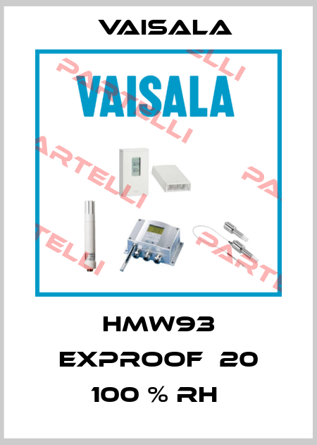 HMW93 EXPROOF  20 100 % RH  Vaisala