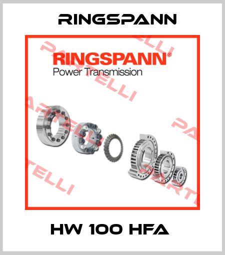 HW 100 HFA  Ringspann