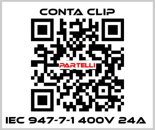 IEC 947-7-1 400V 24A  Conta Clip