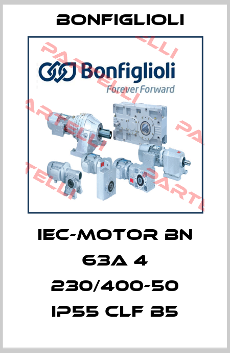IEC-MOTOR BN 63A 4 230/400-50 IP55 CLF B5 Bonfiglioli