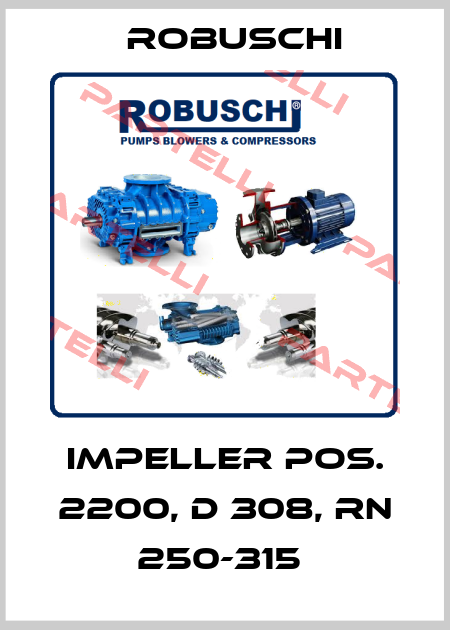 IMPELLER POS. 2200, D 308, RN 250-315  Robuschi