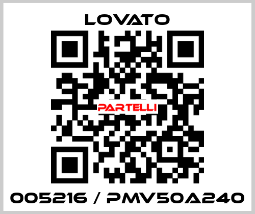 005216 / PMV50A240  Lovato