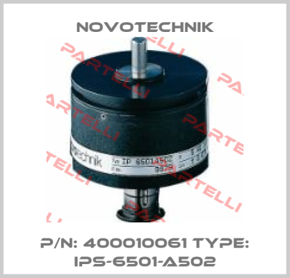 P/N: 400010061 Type: IPS-6501-A502 Novotechnik