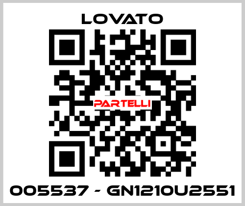 005537 - GN1210U2551 Lovato