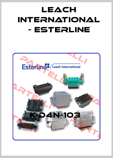 K-D4N-103  Leach International - Esterline