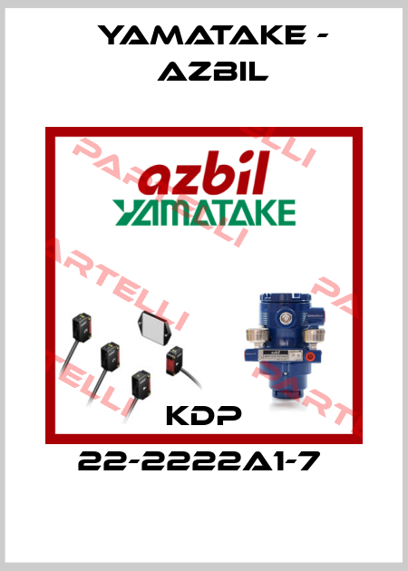 KDP 22-2222A1-7  Yamatake - Azbil