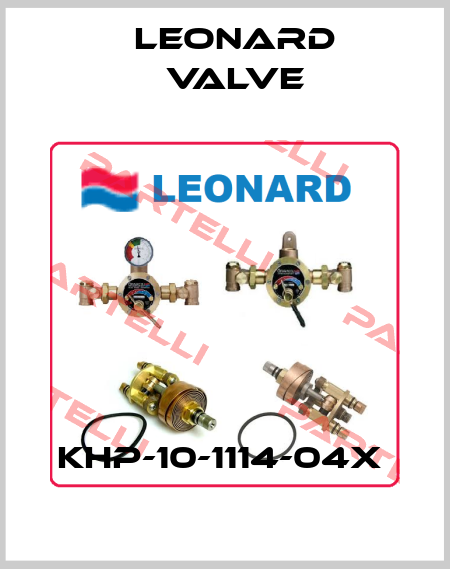 KHP-10-1114-04X  LEONARD VALVE